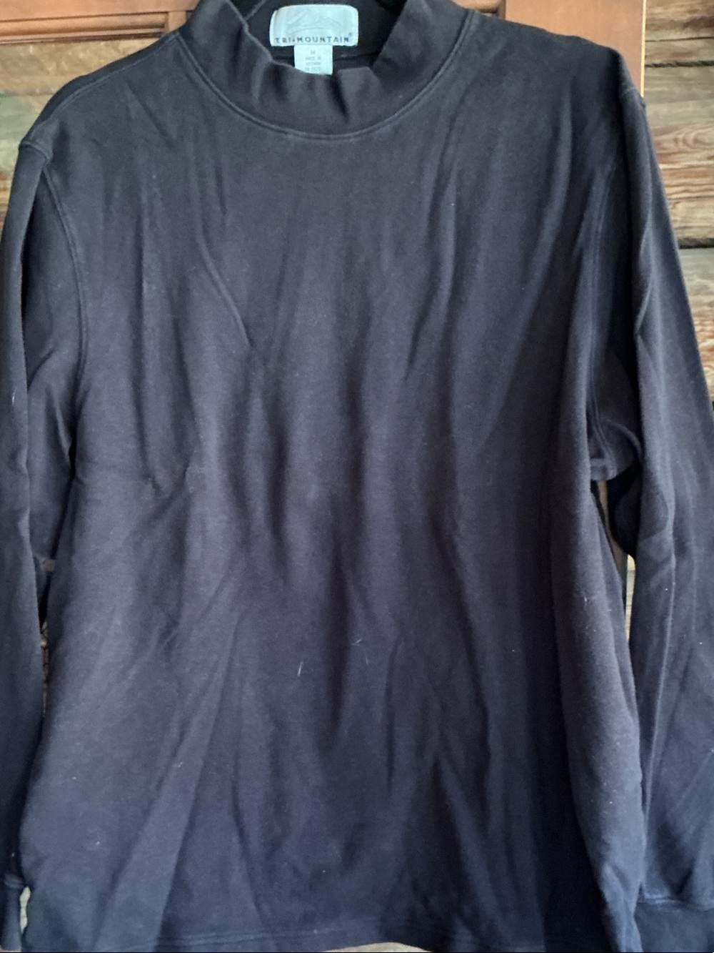 Men's Turtleneck Sweater in Dark Plum